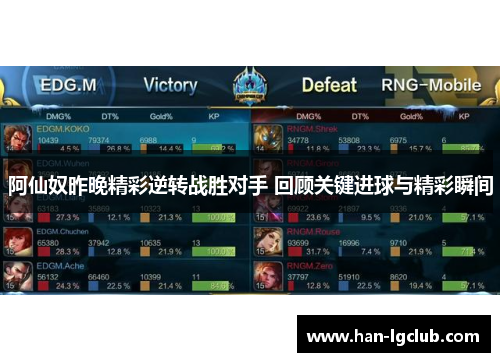 阿仙奴昨晚精彩逆转战胜对手 回顾关键进球与精彩瞬间 阿仙奴昨晚精彩逆转战胜对手 回顾关键进球与精彩瞬间